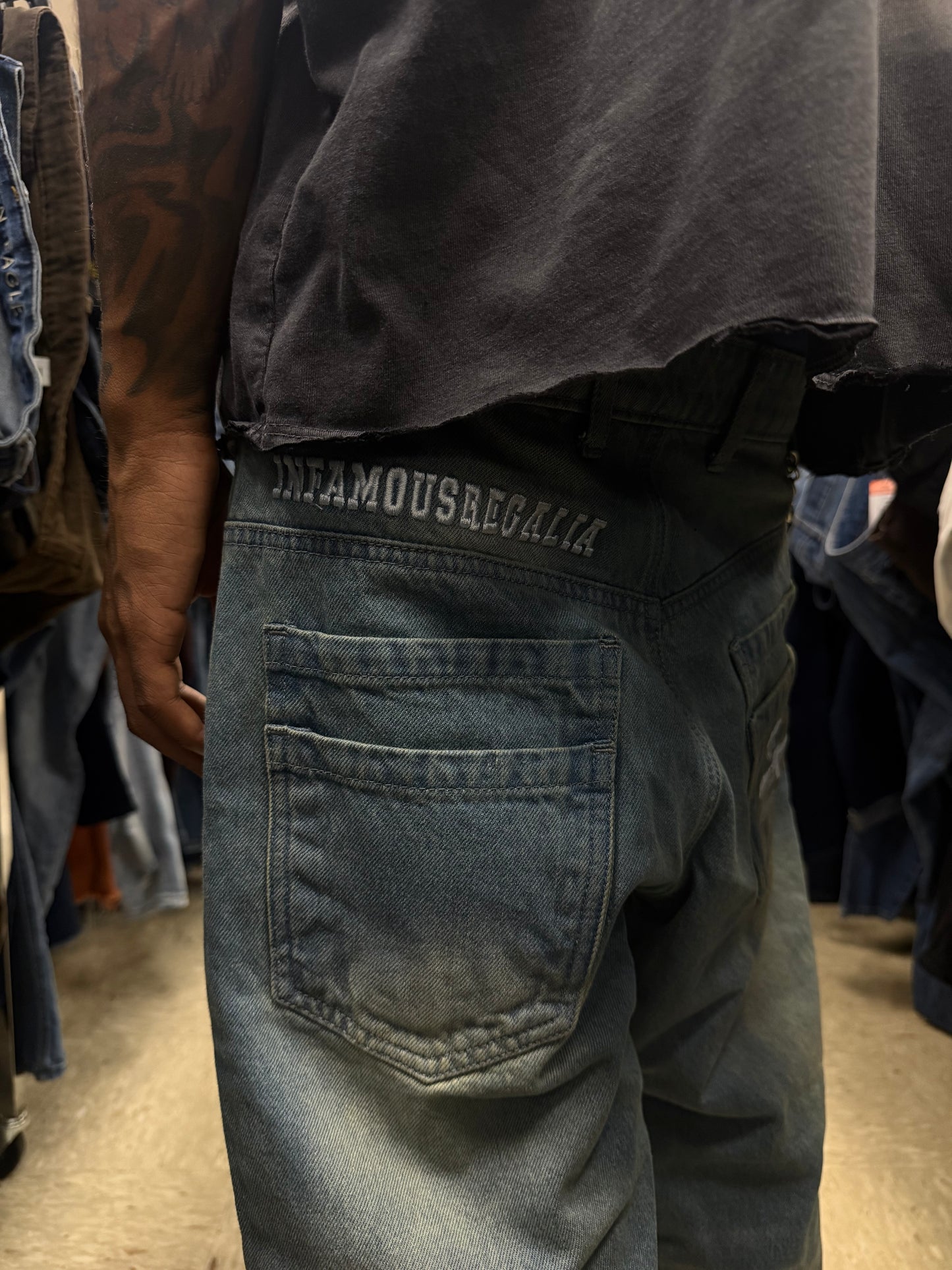 Relaxed Light Washed Denim