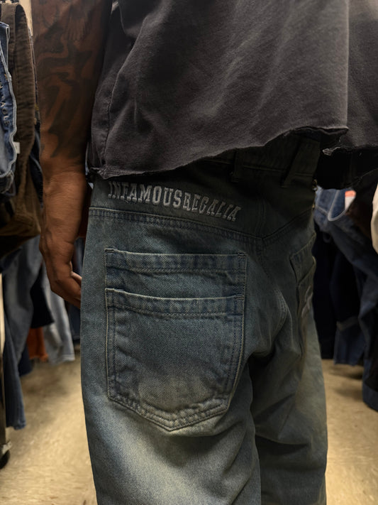 Relaxed Light Washed Denim