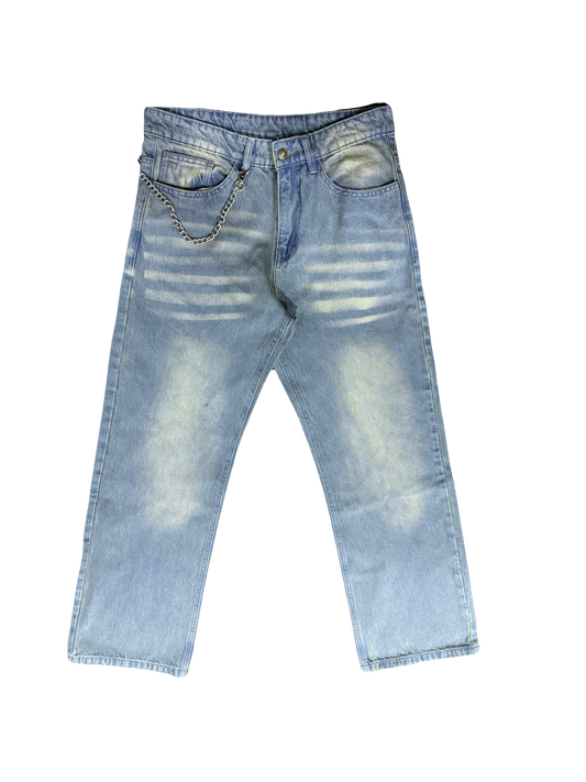 Relaxed Light Washed Denim